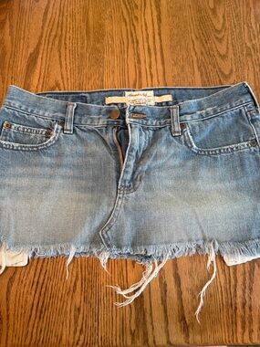 Abercrombie & Fitch Vintage Denim Mini Skirt.